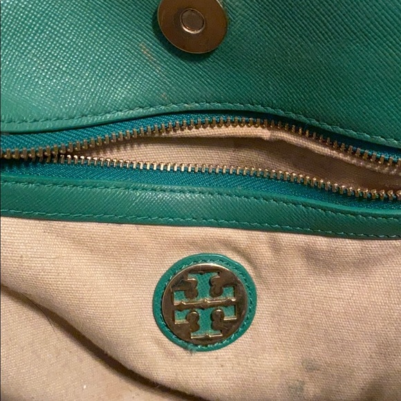 Tory Burch Kelley green shoulder bag - Picture 3 of 5